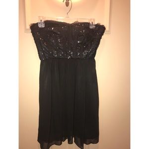 Black sequin dress